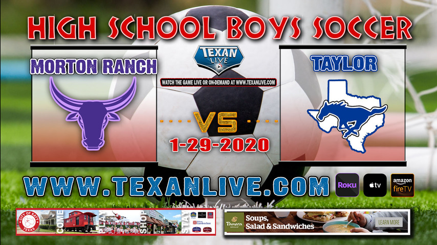 Katy Taylor vs Morton Ranch - Boys - Soccer - 1/29/20 - 7PM