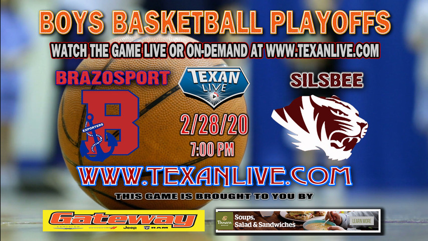 Brazosport vs Silsbee-Boys- Area Round Basketball Playoffs – 2.28.2020 – 7PM – Live from Channelview HS