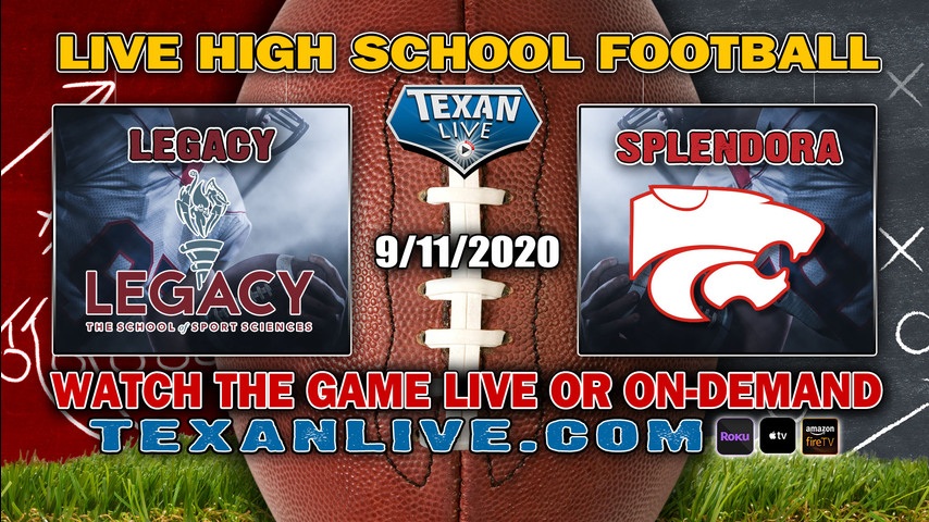 Legacy The School of Sport Sciences vs Splendora - 9/11/2020 - 7:00PM - Football - Wildcat Stadium