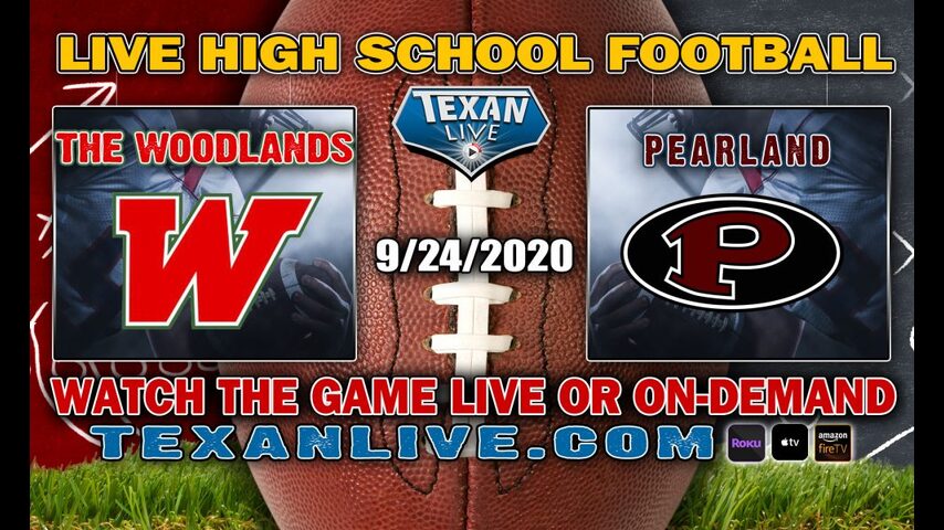 The Woodlands vs Pearland - 9/24/2020 - 7:00PM - Football - The Rig 