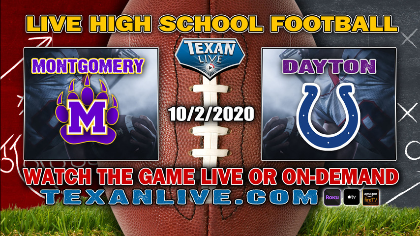 Montgomery vs Dayton - 10/2/2020 - 7:30PM - Football - Bronco Stadium