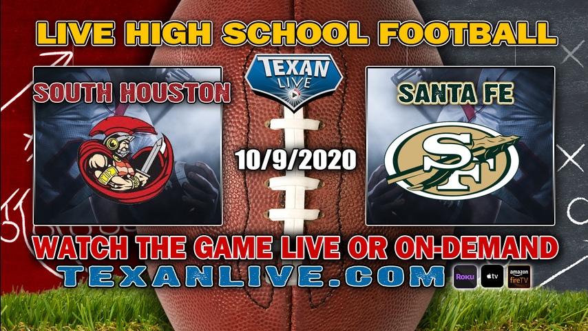 South Houston vs Santa Fe - 10/8/2020 - 7:00PM - Football - Indian Stadium