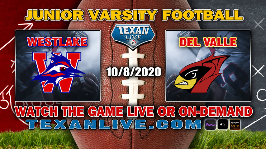 Westlake vs Del Valle - Junior Varsity - 10/8/2020 - 5:30PM - Football - Veterans Stadium