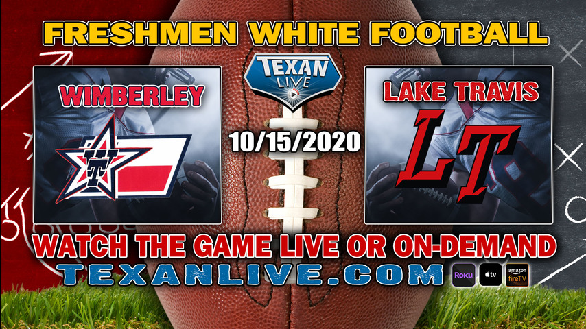 Wimberley vs Lake Travis - Freshmen - White - 10/15/2020 - 5:30PM - Football - Track Stadium