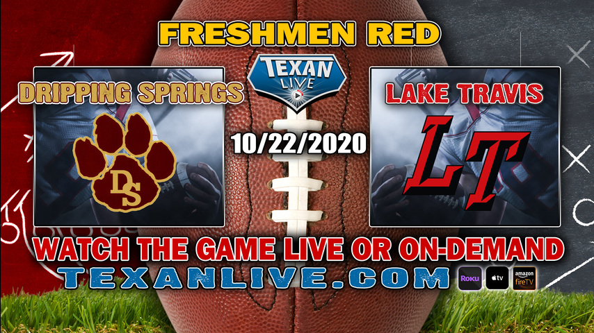 Dripping Springs vs Lake Travis - Freshmen -Red - 10/22/2020 - 5:30PM start - Football - Track Stadium
