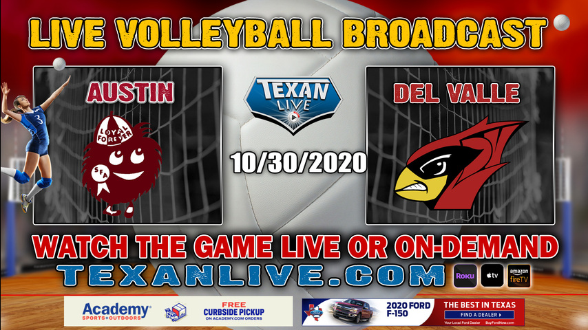 Austin vs Del Valle - 5:30PM - 10/30/2020 - Del Valle High School - Volleyball