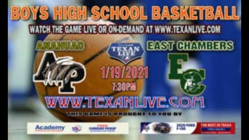  East Chambers vs Anahuac - 1/19/2021 - 7:30PM - Boys Basketball -East Chambers High School- Varsity