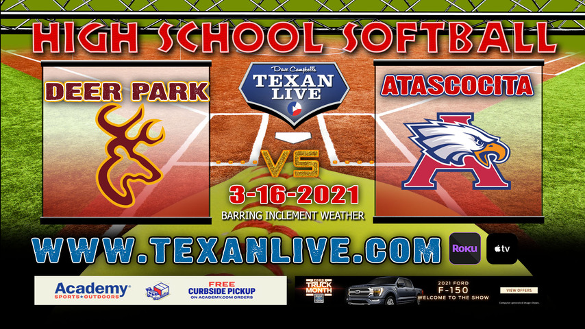 Deer Park vs Atascocita - 1PM - 3/16/21 - Atascocita High School - Softball