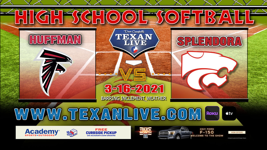 Splendora vs Huffman Hargrave - 11AM - 3/16/21 - Splendora High School - Softball