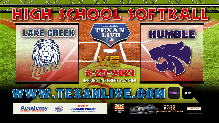 Humble vs Lake Creek - 12:00PM - 3/25/21 - Atascocita High School - Softball