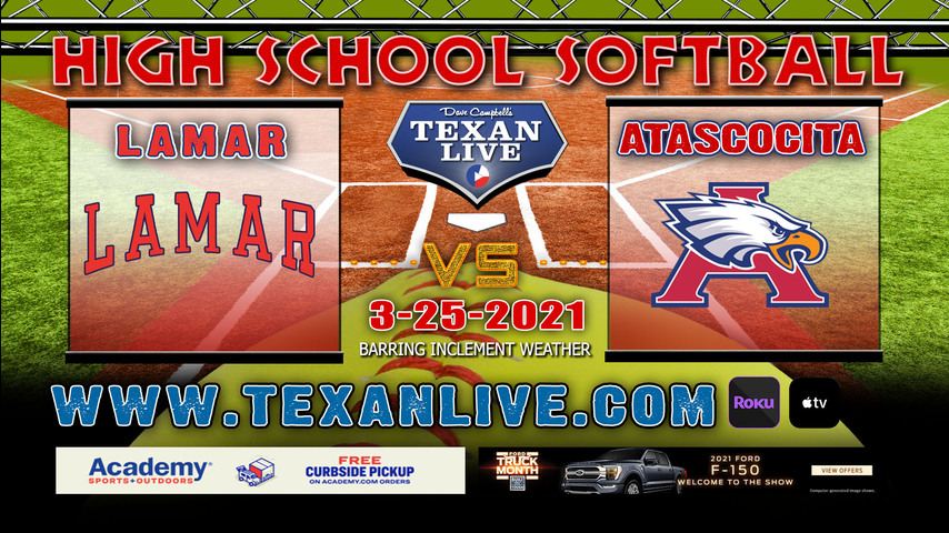 Atascocita vs Lamar- 2:00PM - 3/25/21 - Atascocita High School - Softball