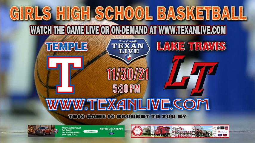 Temple vs Lake Travis - Girls - 5:30PM - 11/30/21 - Lake Travis High School - Girls Basketball