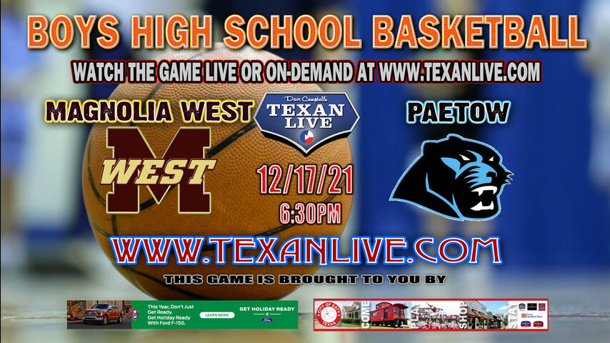Magnolia West vs Paetow - 1:30PM - 12/17/21 - Paetow High School - Boys Basketball