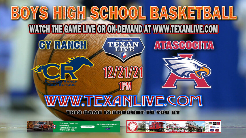 Cy Ranch vs Atascocita - 1PM - 12/21/21 - Atascocita High School - Boys Basketball