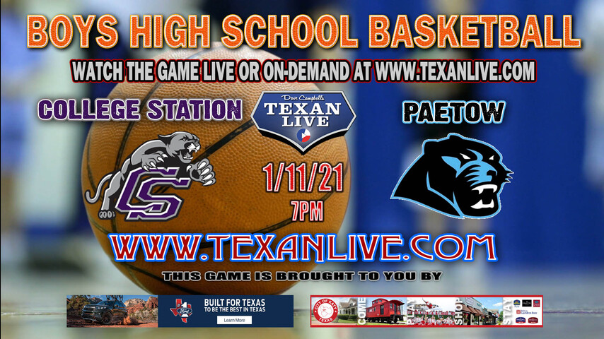 College Station vs Paetow - 6:30pm - 1/11/22 - Paetow High School - Boys Basketball
