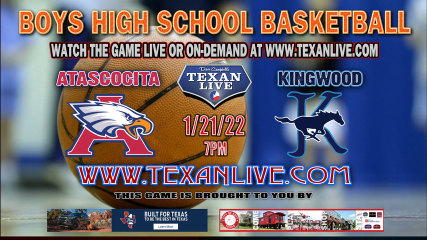 Atascocita vs Kingwood - 7pm - 1/21/22 - Atascocita High School - Boys Basketball