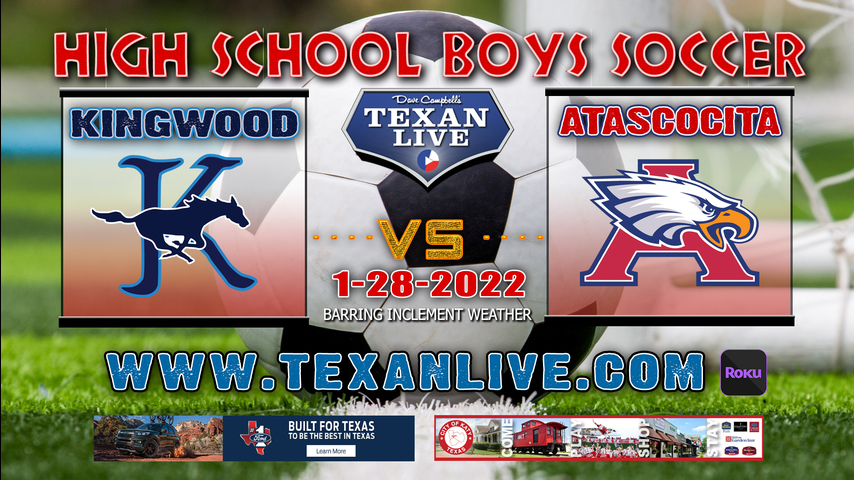 Kingwood vs Atascocita - 7:00pm - 1/28/22 - Atascocita High School - Boys Soccer