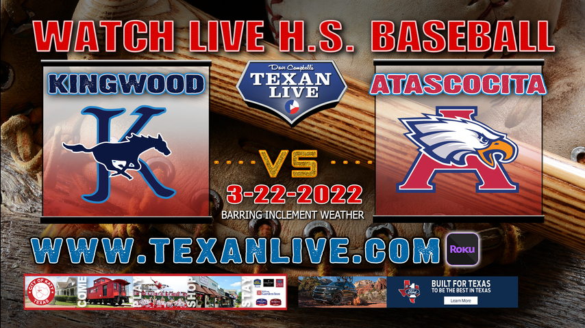 Kingwood vs Atascocita - 7:00pm - 3/23/22 - Atascocita High School - Baseball