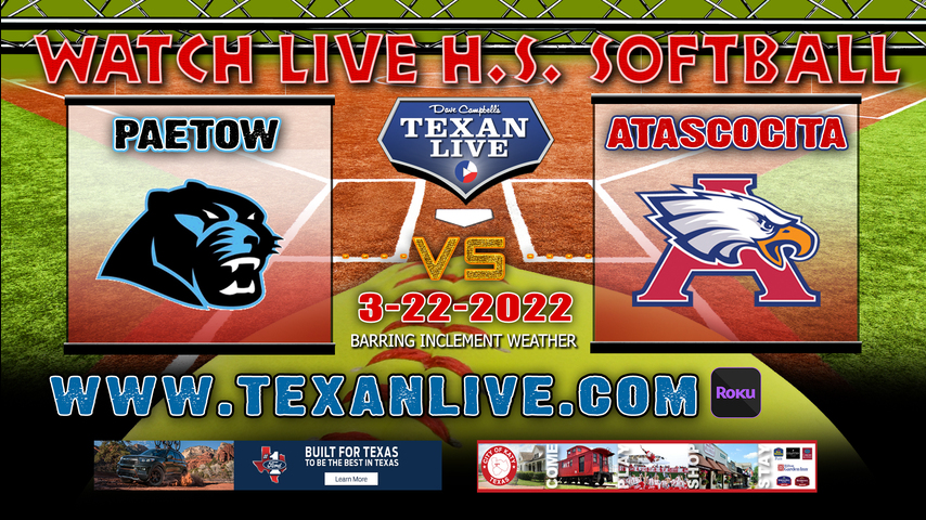 Paetow vs Atascocita - 6:00pm - 3/23/22 - Humble High School - Softball