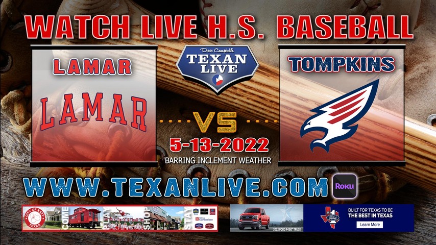 Tompkins vs Lamar - 7PM - Game Two - 5/13/22 - Delmar - Baseball - Area Round Playoffs