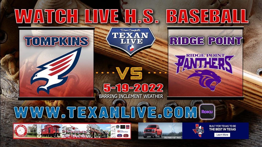 Ridge Point vs Tompkins - Game One - 7PM - 5/19/22 - Ridge Point High School - Baseball - Regional Quarter Final