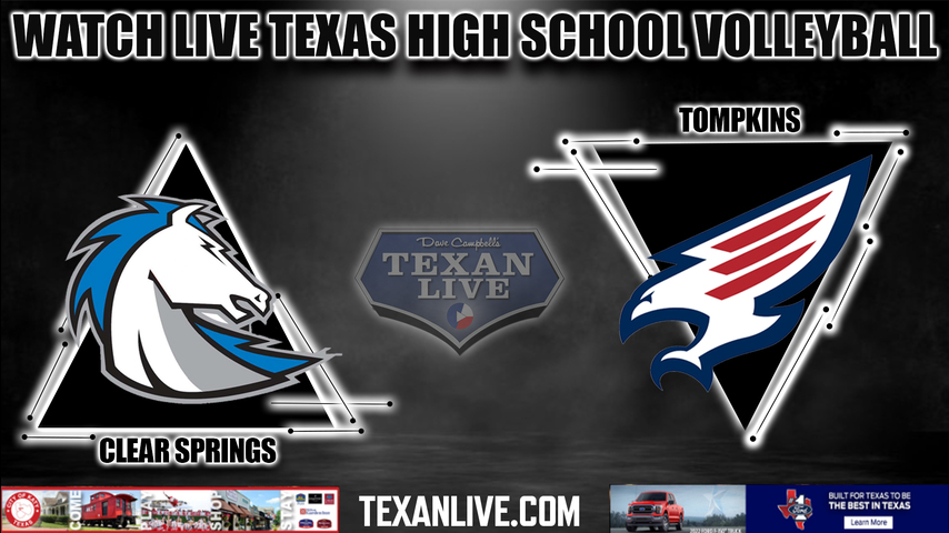 Clear Springs vs Tompkins - Varsity at 5:30PM - 8/16/2022 - Volleyball - Live from Tompkins High School