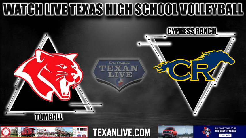 Tomball vs Cypress Ranch - Varsity at 6:00PM - 8/19/2022 - Volleyball - Live from Cypress Ranch High School