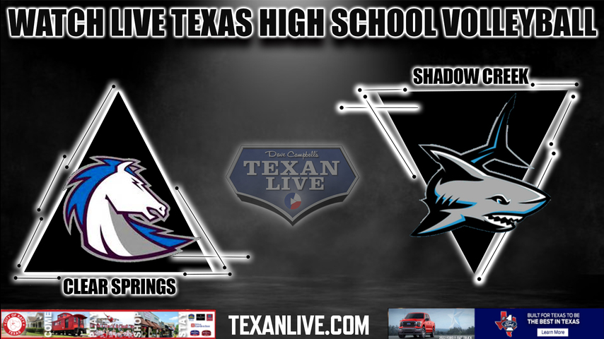Clear Springs vs Shadow Creek - 7:00PM - 9/2/2022 - Football - Live from Freedom Field