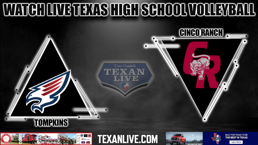 Tompkins vs Cinco Ranch - 5:30PM - 8/30/2022 - Volleyball - Live from Cinco Ranch High School