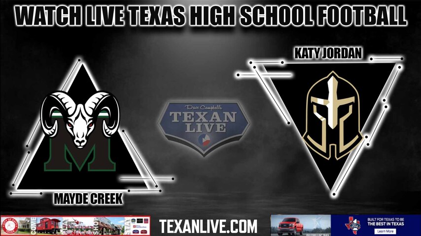 Mayde Creek vs Katy Jordan - 6:00PM - 9/9/2022 - Football - Live from Legacy Stadium