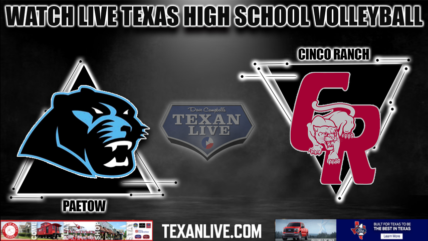 Paetow vs Cinco Ranch - 5:30PM - 9/13/2022 - Volleyball- Live from Cinco Ranch High School