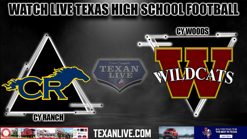 Cy Ranch vs Cy Woods - 7:00PM - 9/23/2022 - Football - Live from CFFCU Stadium