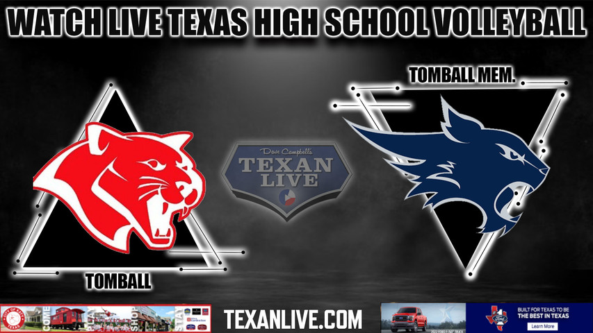 Tomball vs Tomball Memorial - 5:30PM - 9/20/2022 - Volleyball - Live from Tomball Memorial High School