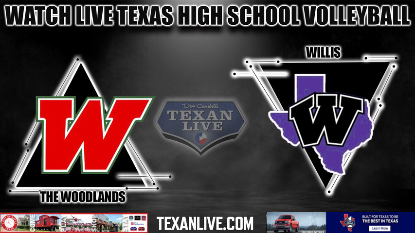 The Woodlands vs Willis - 5:30PM - 9/20/2022 - Volleyball - Live from Willis High School