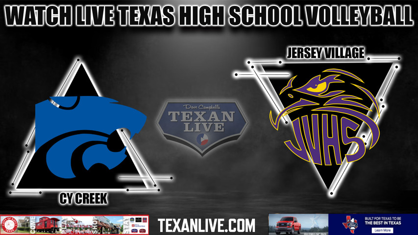 Cy Creek vs Jersey Village - 5:30PM - 9/20/2022 - Volleyball - Live from Jersey Village High School
