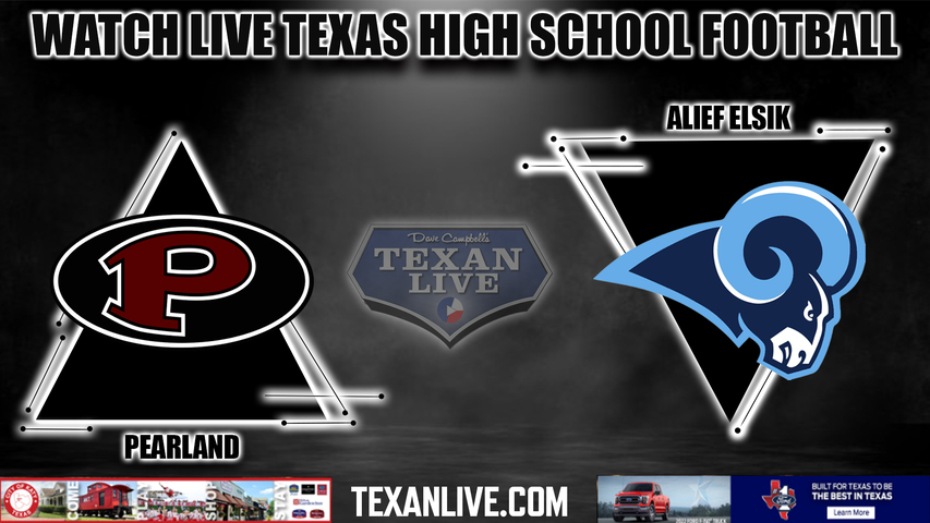 Pearland vs Alief Elsik - 7:00PM - 9/30/2022 - Football - Live from Crump Stadium