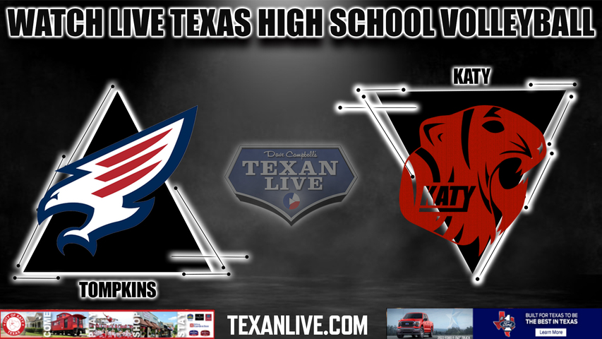Tompkins vs Katy - 5:30PM - 9/27/2022 - Volleyball - Live from Katy High School