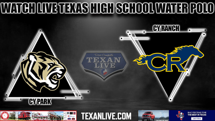 Cy Park vs Cy Ranch - 12:00PM - 10/1/2022 - Water Polo - Girls followed by Boys - Live from CFISD Natatorium