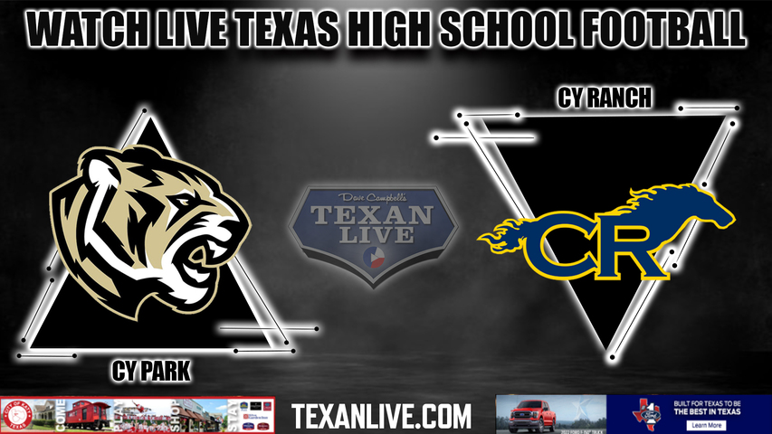 Cy Park vs Cy Ranch - 6:30PM - 10/6/2022 - Football - Live from CFFCU Stadium