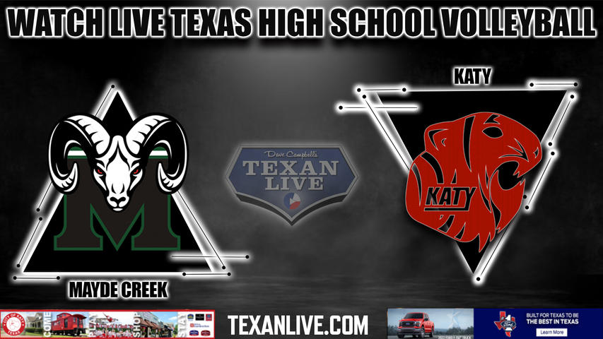 Mayde Creek vs Katy - 5:30PM - 10/4/2022 - Volleyball - Live from Katy High School