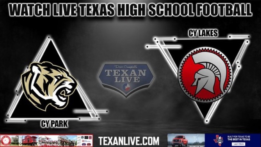 Cy Park vs Cy Lakes - 7:00PM - 10/15/2022 - Football - Live from CFFCU Stadium