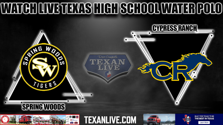 Spring Woods vs. Cy Ranch - 7:30PM - 10/10/2022 - Water Polo - Boys - Live from CFISD Natatorium - Bi District Playoffs