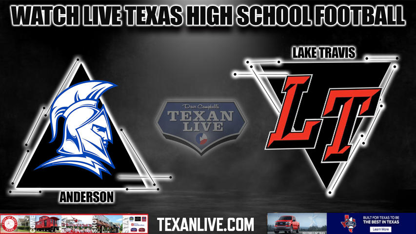 Lake Travis JV Black vs Anderson - 6:30PM - 10/13/2022 - Football - Live from Cavalier Stadium
