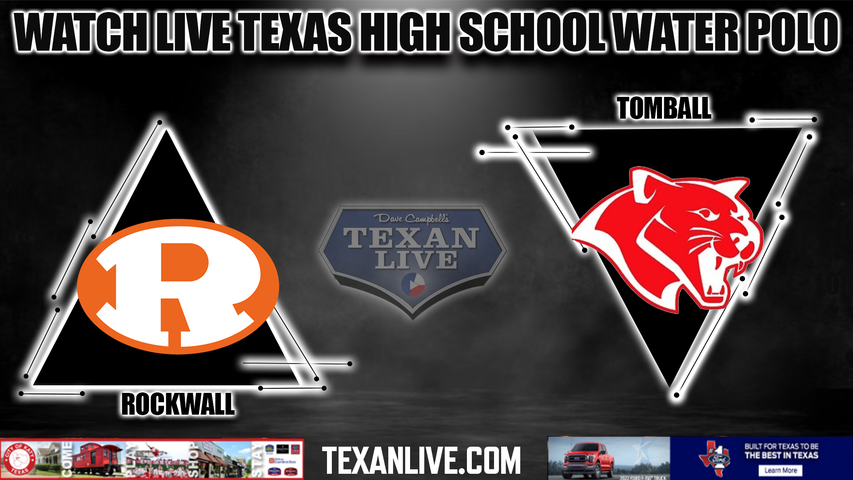 Tomball vs Rockwall - 3:00PM - 10/14/2022 - Water Polo - Girls - Live from Tomball Aquatic Center - Area Round Playoffs