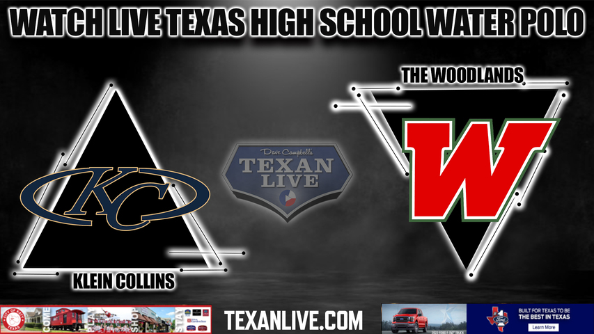 The Woodlands vs Klein Collins - 7:30PM - 10/14/2022 - Water Polo - Girls - Live from Tomball Aquatic Center - Area Round Playoffs