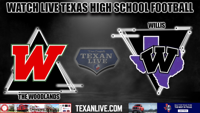 The Woodlands vs Willis - 7:00PM - 10/28/2022 - Football - Live from Yates Stadium