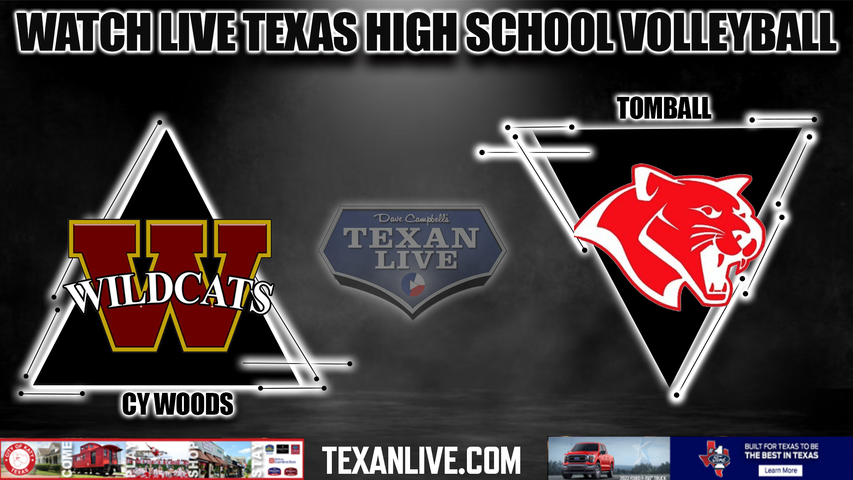 Cy Woods vs Tomball - 5:00PM - 11/1/2022 - Volleyball - Bi District Playoffs - Live from Waller High School