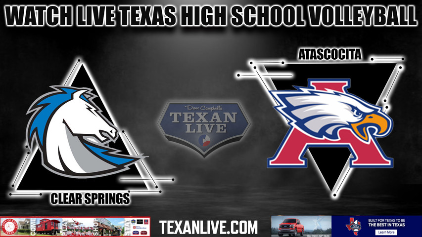 Clear Springs vs Atascocita - 6:00PM - 11/4/2022 - Volleyball - Area Round Playoffs - Live from Phillips Field House