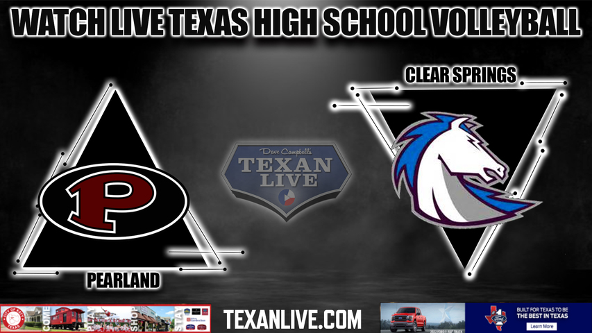 Pearland vs Clear Springs- 6:00PM - 11/8/2022 - Volleyball - Regional Quarterfinals - Live from Clear Lake HS