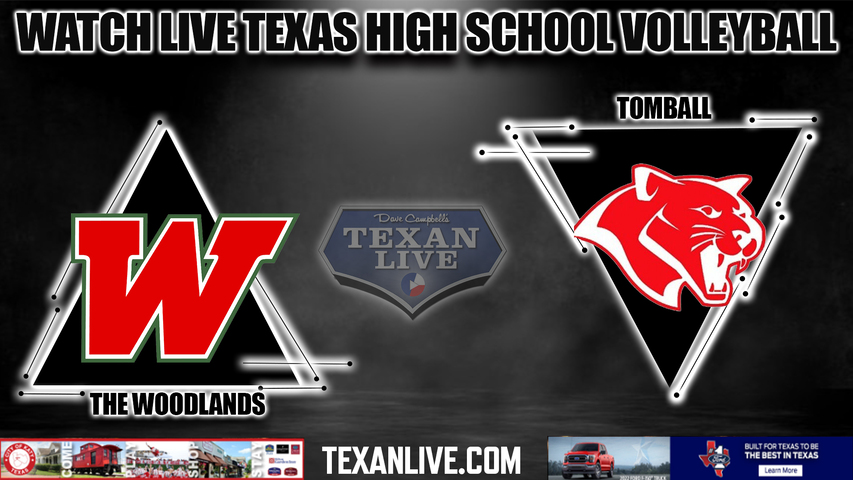 The Woodlands vs Tomball - 6:30PM - 11/8/2022 - Volleyball - Regional Quarterfinals - Live from The Woodlands High School